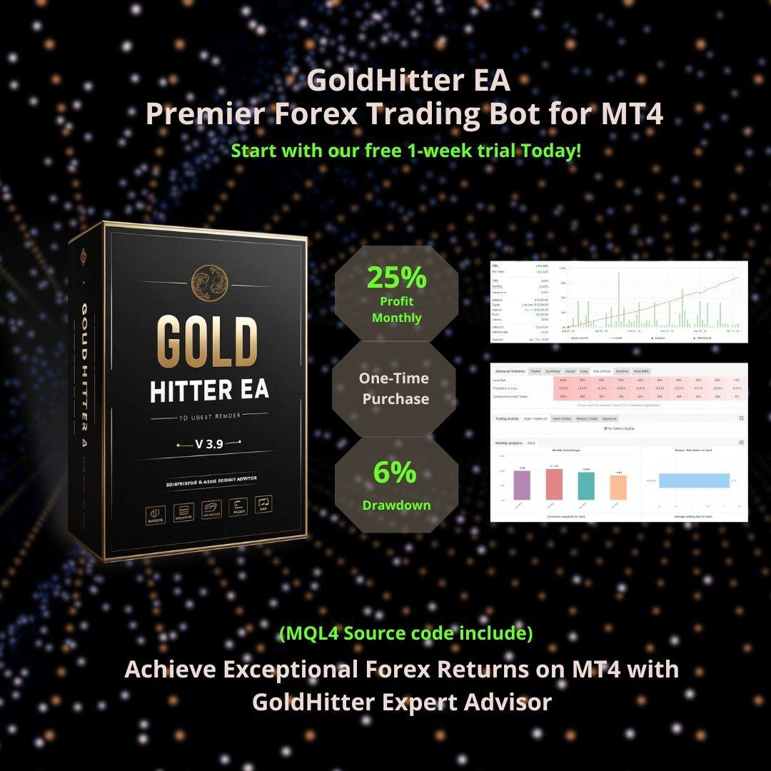 GoldHitter V4.0 is a professional Expert Advisor (EA) for XAUUSD