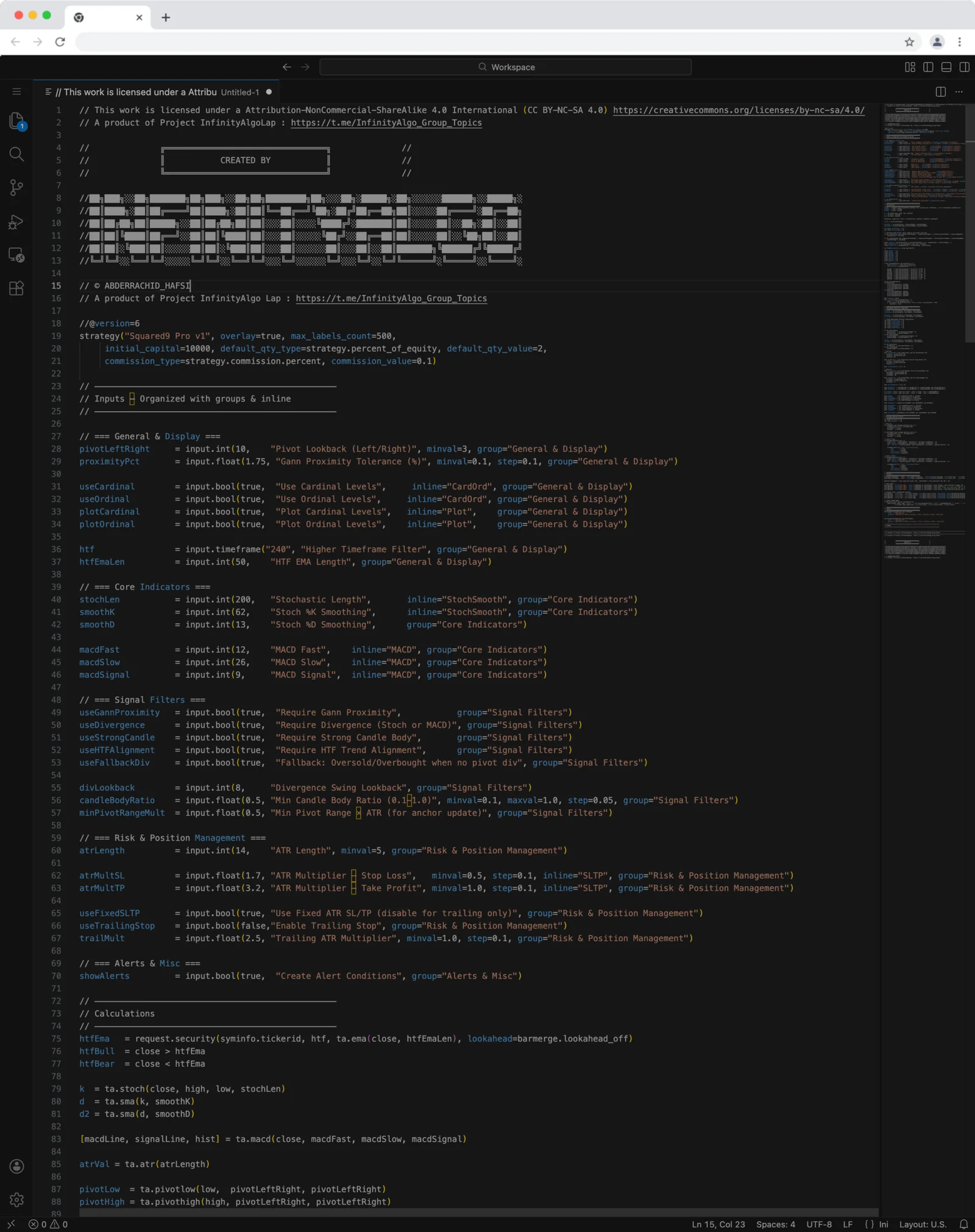 Squared9 Pro v1 Tradingview Free Download - PineScript